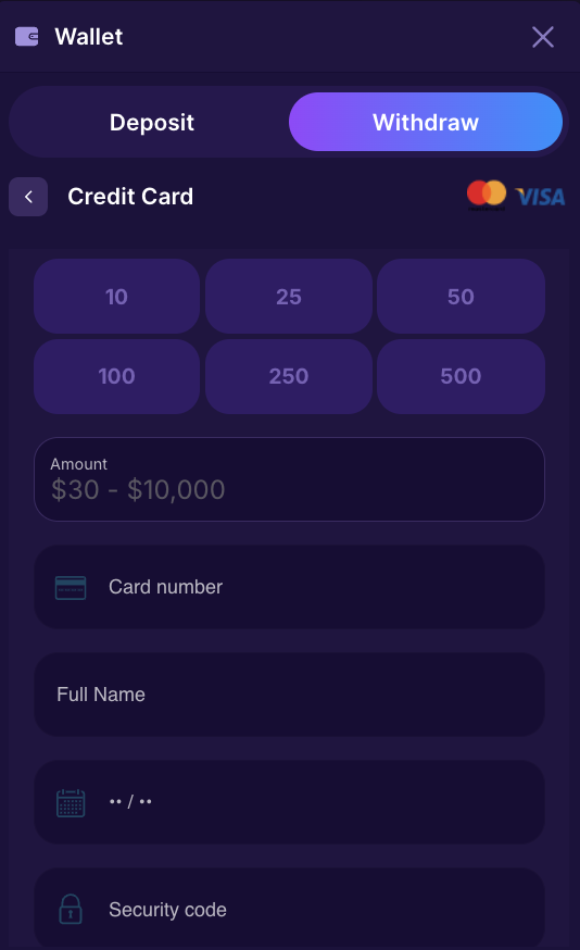 SpinBet Casino Withdrawals